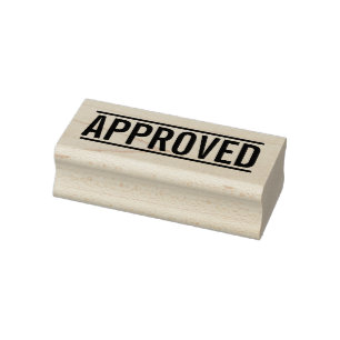 Vetgedrukte stijl - Goedgekeurd - Bedrijf/Ondernem Rubberstempel