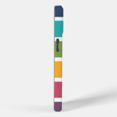 Vetgedrukte strepen, monogram Case-Mate iPhone case (Achterkant / Rechts)