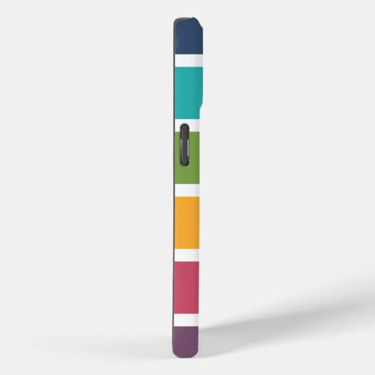 Vetgedrukte strepen, monogram Case-Mate iPhone case (Achterkant / Rechts)