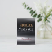 Vetgedrukte tekst Creatief Uniek Chubby Visitekaartje (Staand voorkant)