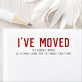 Vetgedrukte tekst die ik heb verplaatst etiket (Insitu)