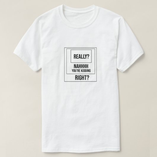 Vetgedrukte tekst en minimalistische BnW abstract T-shirt (Design voorkant)