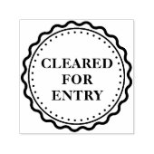 Vetgedrukte tekst gewist voor invoer  zelfinktende stempel (Design)