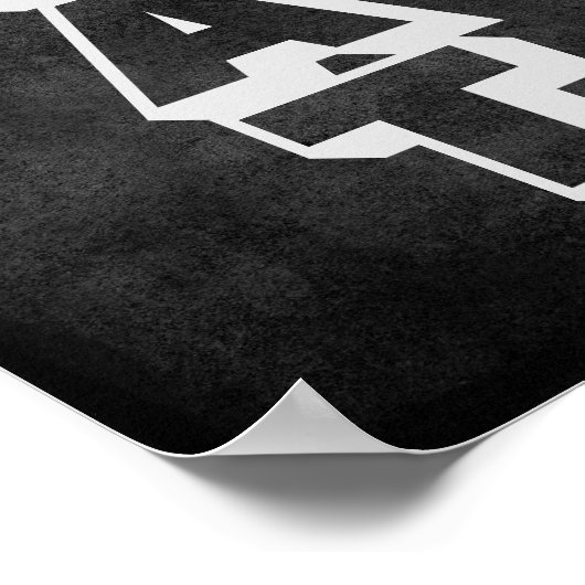 vetgedrukte tekst van het keukenposter op noodlijd poster (Hoek)