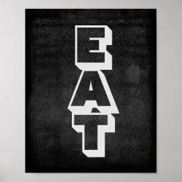 vetgedrukte tekst van het keukenposter op noodlijd poster