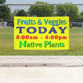 Vetgedrukte tekst Vandaag Fabric Groot bord Spandoek (Insitu)