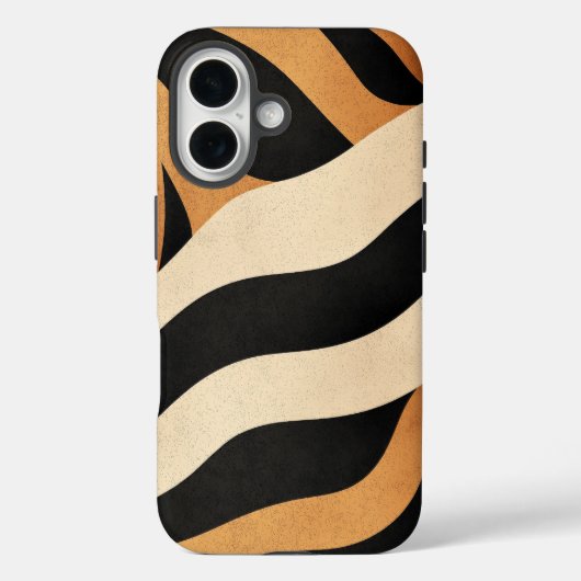 Vetgedrukte Tiger Stripes Telefoonhoes Case-Mate iPhone Case (Achterkant)
