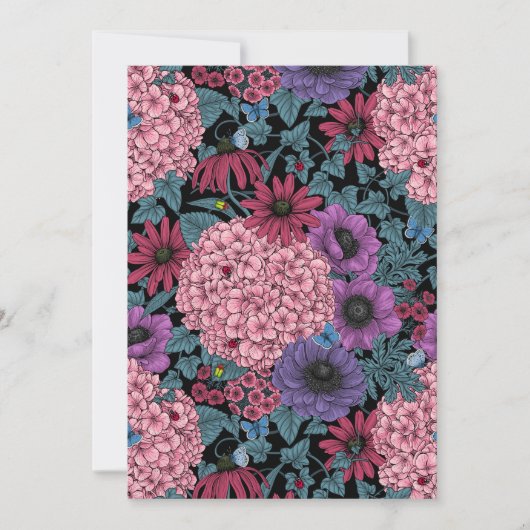 Vetgedrukte tuinbloemen (Voorkant)