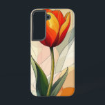 Vetgedrukte Tulip Glow telefoonhoesje Samsung Galaxy Hoesje<br><div class="desc">Een opvallende tulp valt op met levendige rode en gele tinten,  waardoor je telefoon een levendige en artistieke sfeer krijgt die de energie van de lente vangt.</div>