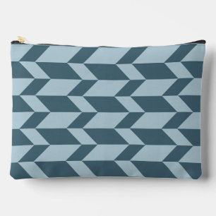 Vetgedrukte tweetonige pijl Chevron Stripe Blue To Etui
