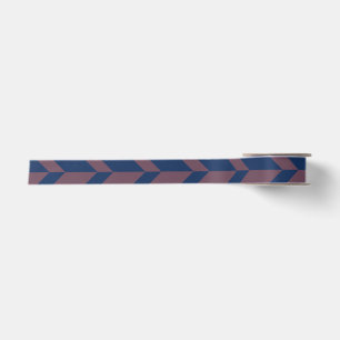 Vetgedrukte tweetonige pijl Chevron Stripe donkerb Satijnen Lint
