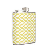 Vetgedrukte tweetonige pijl Chevron Stripe Geel Wi Heupfles (Rechts)