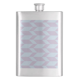 Vetgedrukte tweetonige pijl Chevron Stripe Poeder Flacon