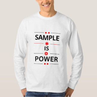 Vetgedrukte typografie citaat t-shirt