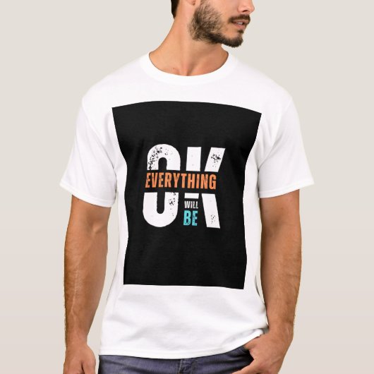 Vetgedrukte typografie T-shirt (Voorkant)