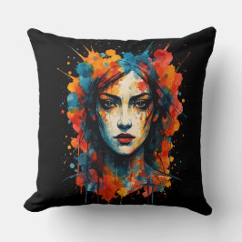 Vetgedrukte uitdrukkingen: Kunst in beweging Kussen