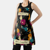 Vetgedrukte verf Splatter Schort met aangepaste na (Insitu)