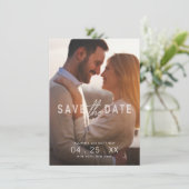 Vetgedrukte verklaring Opslaan de aankondiging van (Staand voorkant)