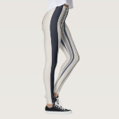 Vetgedrukte verticale strepen leggings (Rechts)