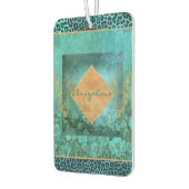 Vetgedrukte vertidiaanse groene aquakleur luchtverfrisser (Links)