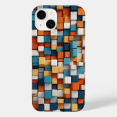 Vetgedrukte vierkanten Case-Mate iPhone case (Achterkant)