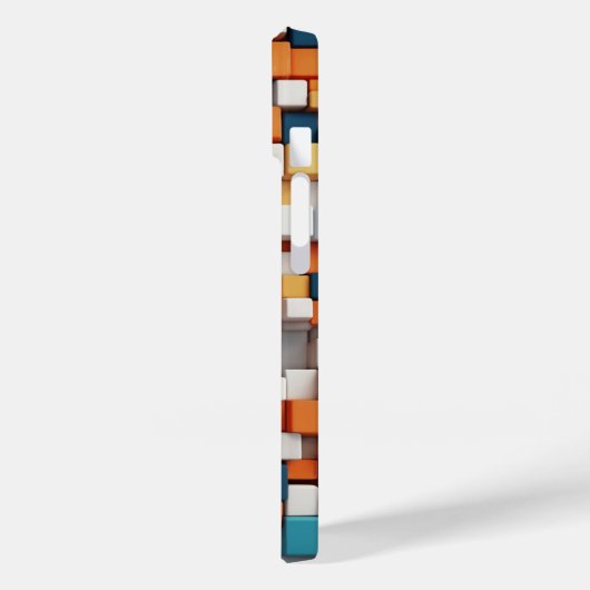 Vetgedrukte vierkanten Case-Mate iPhone case (Achterkant / Links)