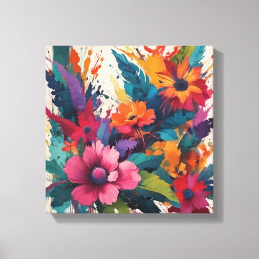 Vetgedrukte Waterverf ingelijste canvasprints Canvas Afdruk (Voorkant)