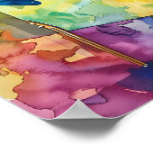 Vetgedrukte Waterverf Pop Art Pinball Poster #12 (Hoek)