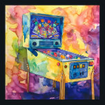 Vetgedrukte Waterverf Pop Art Pinball Poster #12<br><div class="desc">Voeg een vleugje kleur toe aan je speelkamer met deze prachtige waterverf flipperkast! Dit levendige stuk, geïnspireerd door de kunst van de pop, legt de opwinding en energie van flipperkast vast met zijn gedurfde, dynamische ontwerp. Perfect voor framing, het is een uniek statement stuk dat flipperkast fans en kunstliefhebbers zullen...</div>