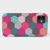 Vetgedrukte zeshoeken Case-Mate iPhone case (Achterkant (horizontaal))