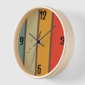 Vetgedrukte Zonsondergang Retro Regenboog Strepen (Hoek)