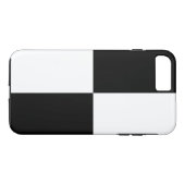 Vetgedrukte zwart-wit rechthoeken iPhone 8 Plus Ho Case-Mate iPhone Case (Achterkant (Horizontaal))