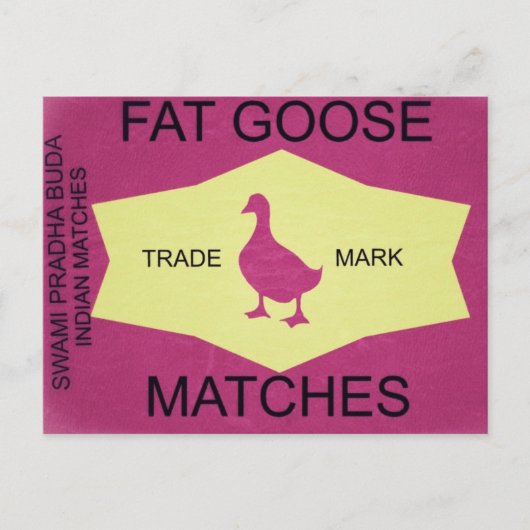 VETGOOSE BRIEFKAART (Voorkant)