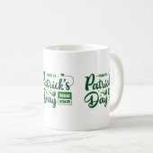 Vetgroene Ierse Quote St. Patrick Mok (Voorkant rechts)