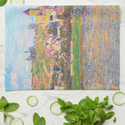 Vetheuil, 1879 Claude Monet Theedoek (Gevouwen)