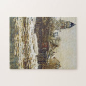 Vetheuil, de kerk in Winter Monet Fine Art Legpuzzel (Horizontaal)