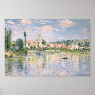Vetheuil in de zomer door Claude Monet Poster