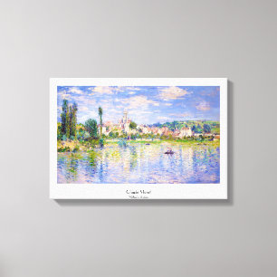 Vetheuil in Summer Claude Monet Canvas Afdruk