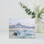 Vetheuil in Winter Claude Monet Briefkaart (Staand voorkant)