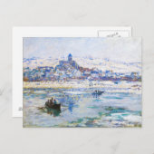 Vetheuil in Winter Claude Monet Briefkaart (Voorkant / Achterkant)