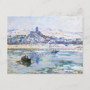 Vetheuil in Winter Claude Monet Briefkaart