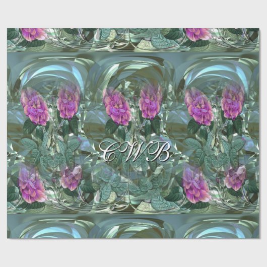 Vethmedow-monogram Cadeaupapier (Vlak)