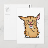 Vetkat Briefkaart (Voorkant / Achterkant)