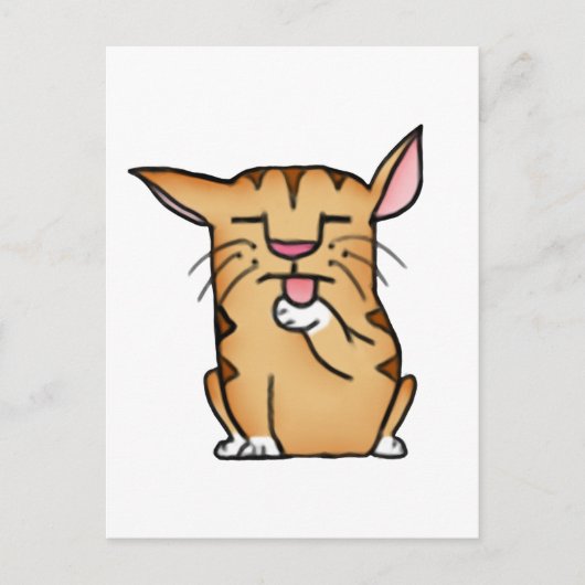 Vetkat Briefkaart (Voorkant)