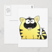 Vetkat Briefkaart (Voorkant / Achterkant)