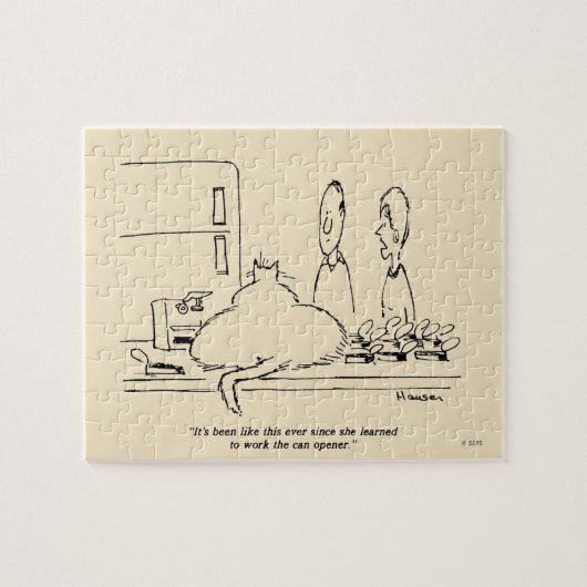 Vetkat Legpuzzel (Horizontaal)