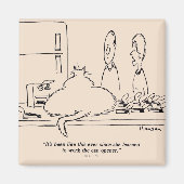 Vetkat Magneet (Voorkant)