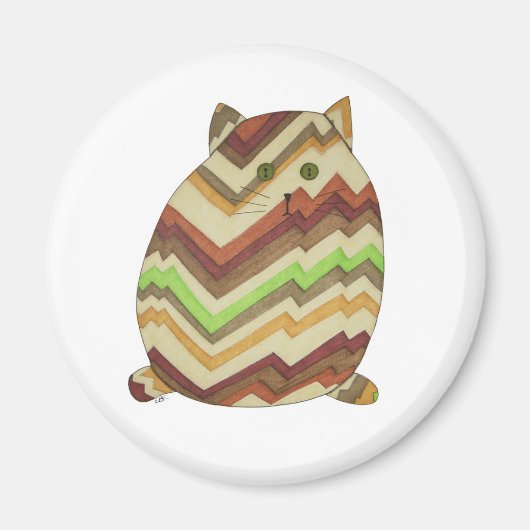 Vetkat magneet (Voorkant)