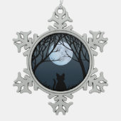 Vetkat Ornament Aangepaste kerstdecoratie met kat (Voorkant)