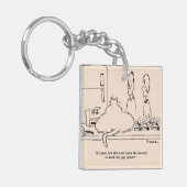 Vetkat Sleutelhanger (Voorkant Links)